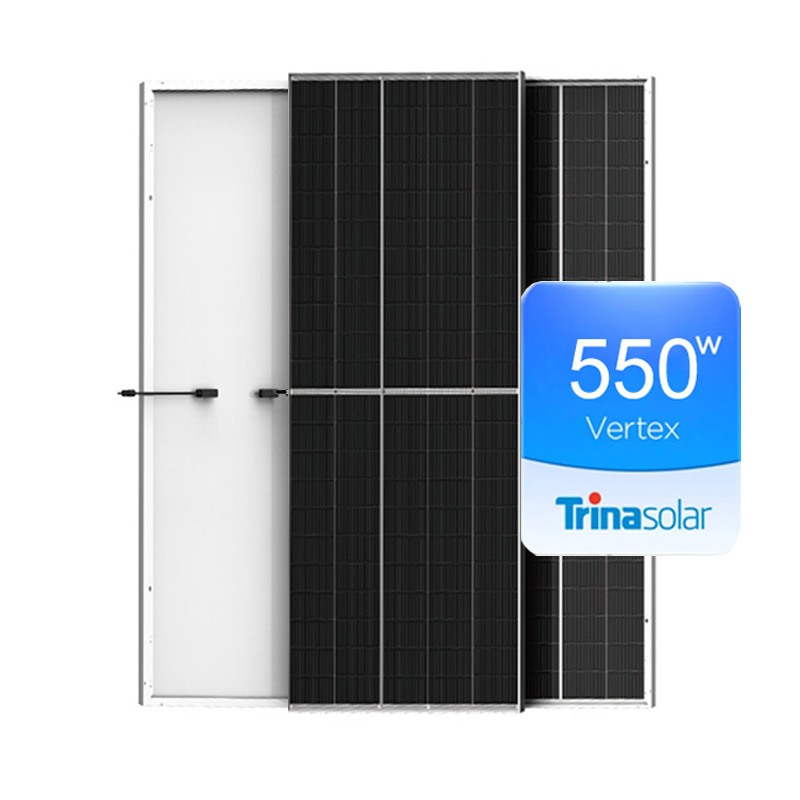 Trina Tier 1 Mono 550Wp 545Wp 540Wp Pannello solare Tutto nero 420Wp 415Wp 410Wp Modulo fotovoltaico
