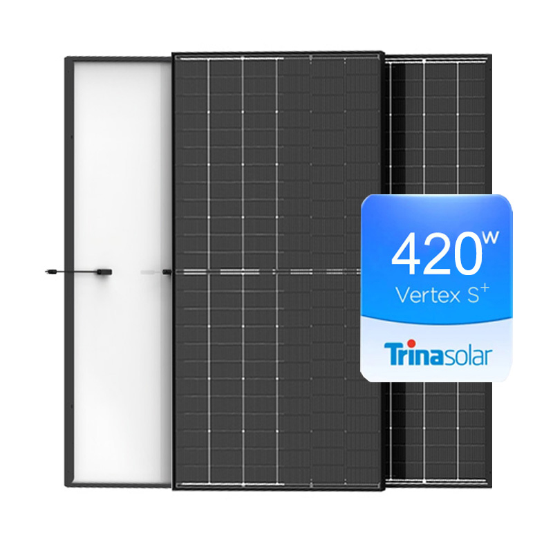 Pannello solare Trina Tier 1 Tecnologia PERC All Black e telaio nero Modulo fotovoltaico 410 Wp 415 Wp 425 Wp