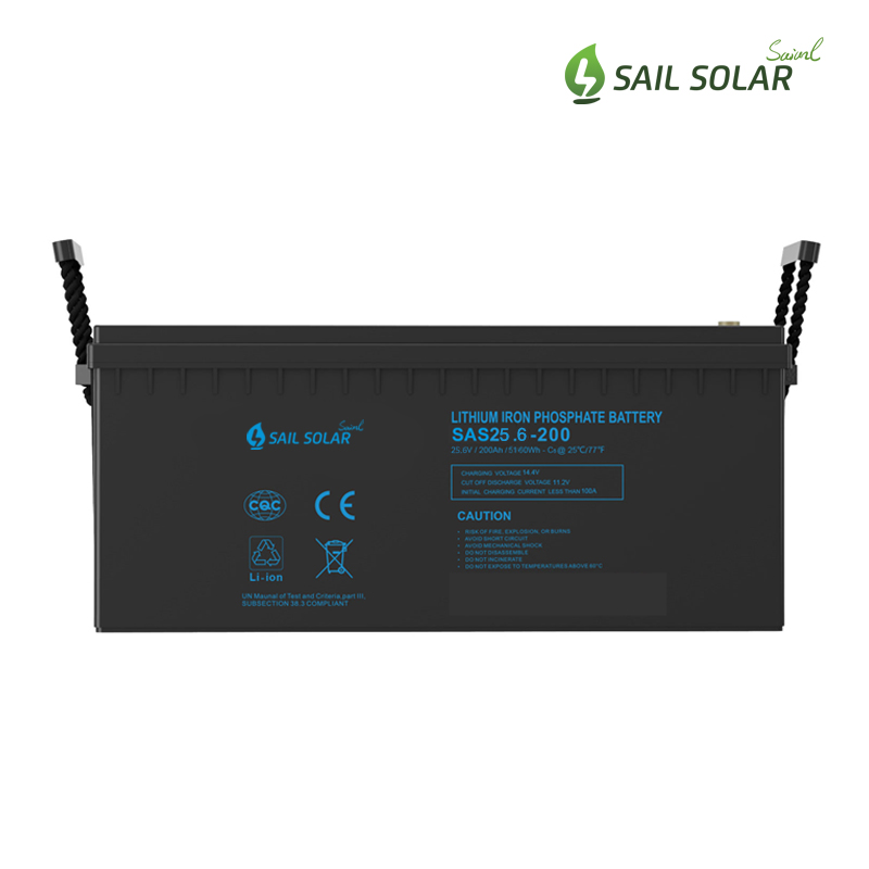 Batteria sostitutiva al piombo-acido Sail Solar Batteria al litio da 25,6 V 200 Ah