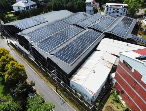 Impianto solare da 320 kW in una fabbrica in Georgia