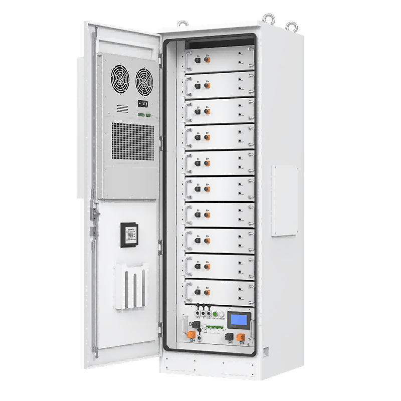 Armadio esterno BESS-I50 20kw-50kw + sistema di accumulo di energia solare a batteria da 50kwh, tutto in uno per uso commerciale e industriale.