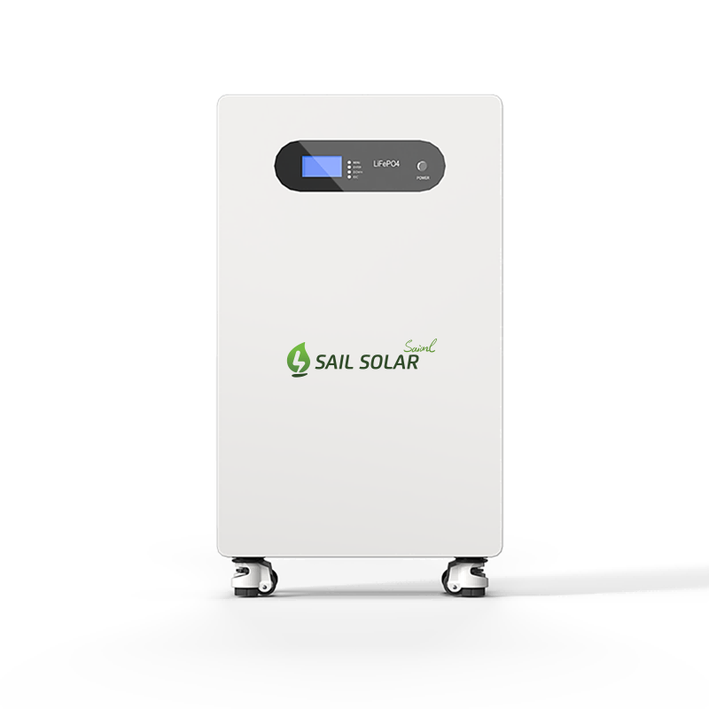 Batterie agli ioni di litio verticali, accumulo di energia solare da 16 kWh